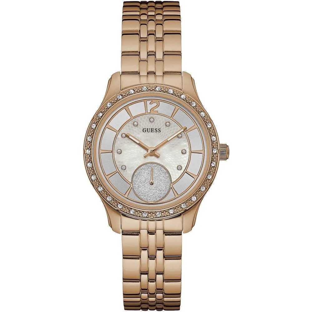 Orologio Donna GUESS WHITNEY W0931L3 Bracciale Acciaio Rosè Swarovski