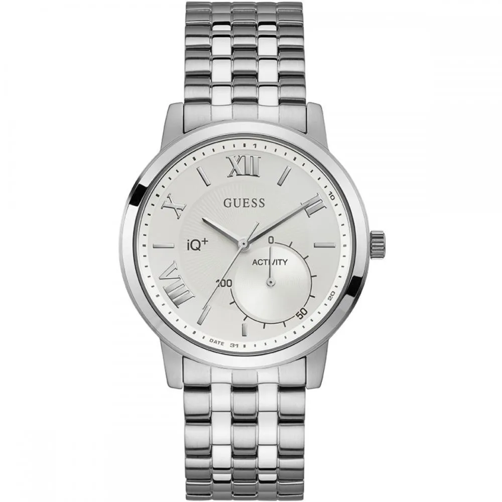 Smartwatch Uomo GUESS CONNECT C2004G3 Bracciale Acciaio Silver IQ+ Pedometro