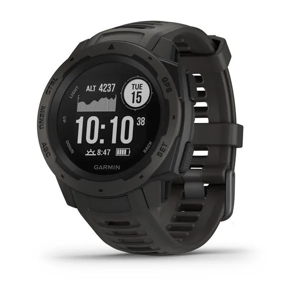 Orologio Garmin INSTINCT 010-02064-00 Silicone Nero GPS Smartwatch
