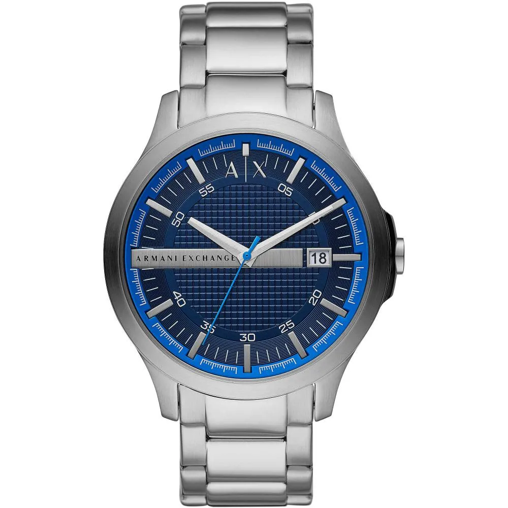 Orologio Uomo ARMANI EXCHANGE HAMPTON AX2408 Bracciale Acciaio Blu NEW