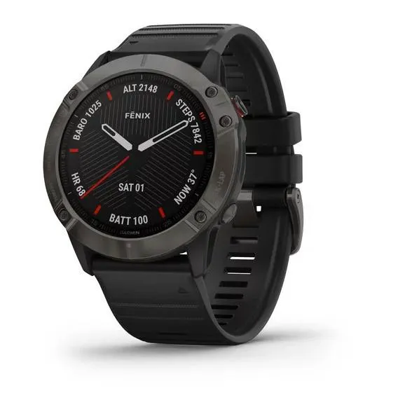 Orologio Garmin FENIX 6X SAPPHIRE Smartwatch Silicone Nero GPS 51mm 010-02157-11