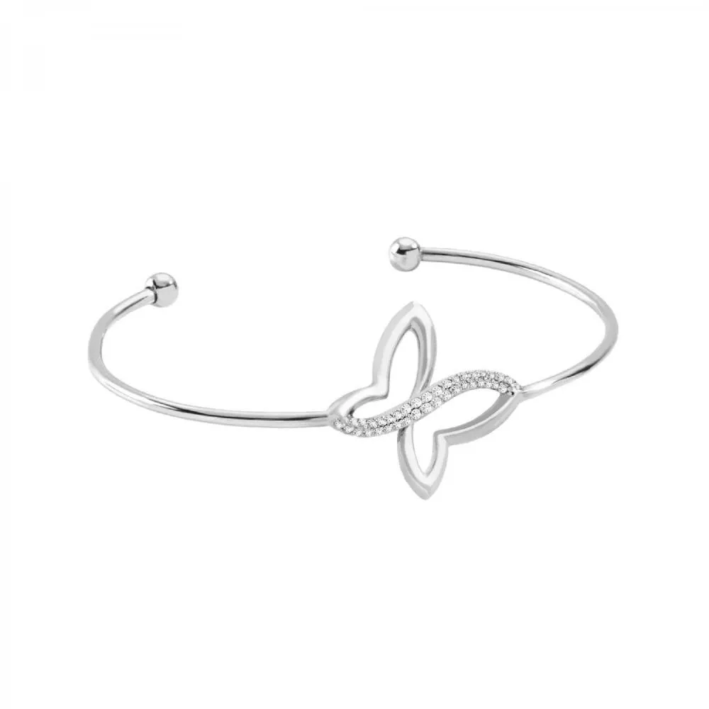 Bracciale Rigido Donna MORELLATO BATTITO SAHO11 Argento Rodiato Swarovski