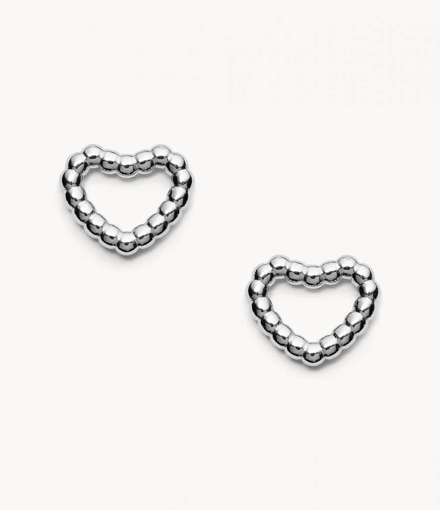 Orecchini Donna FOSSIL INFINITY LOVE JFS00457040 Argento 925% Cuori