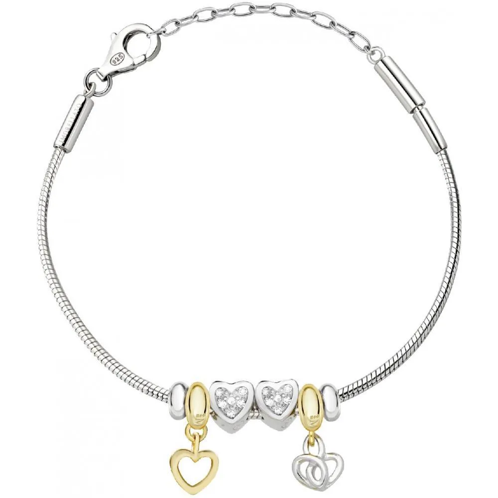 Bracciale Donna MORELLATO SOLOMIA SAFZ165 Argento 925% Charms Swarovski Gold