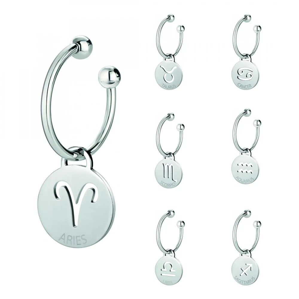 Portachiavi MORELLATO CLASSIC Acciaio Inossidabile Segno Zodiacale Oroscopo
