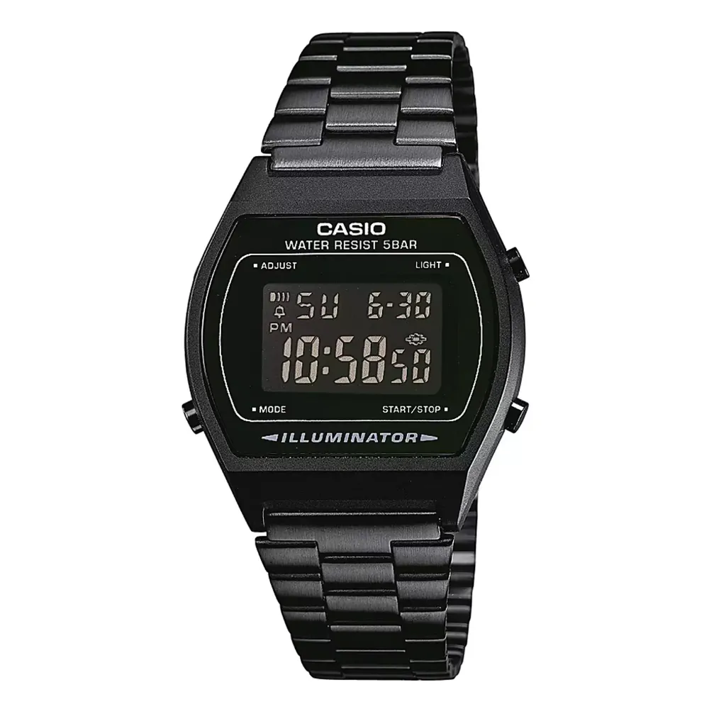 Orologio CASIO B640WB-1B Uomo Donna Unisex VINTAGE Classico Acciaio Nero Black