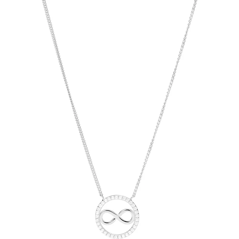 Collana Donna FOSSIL INFINITY LOVE JFS00523040 Argento 925% Infinito