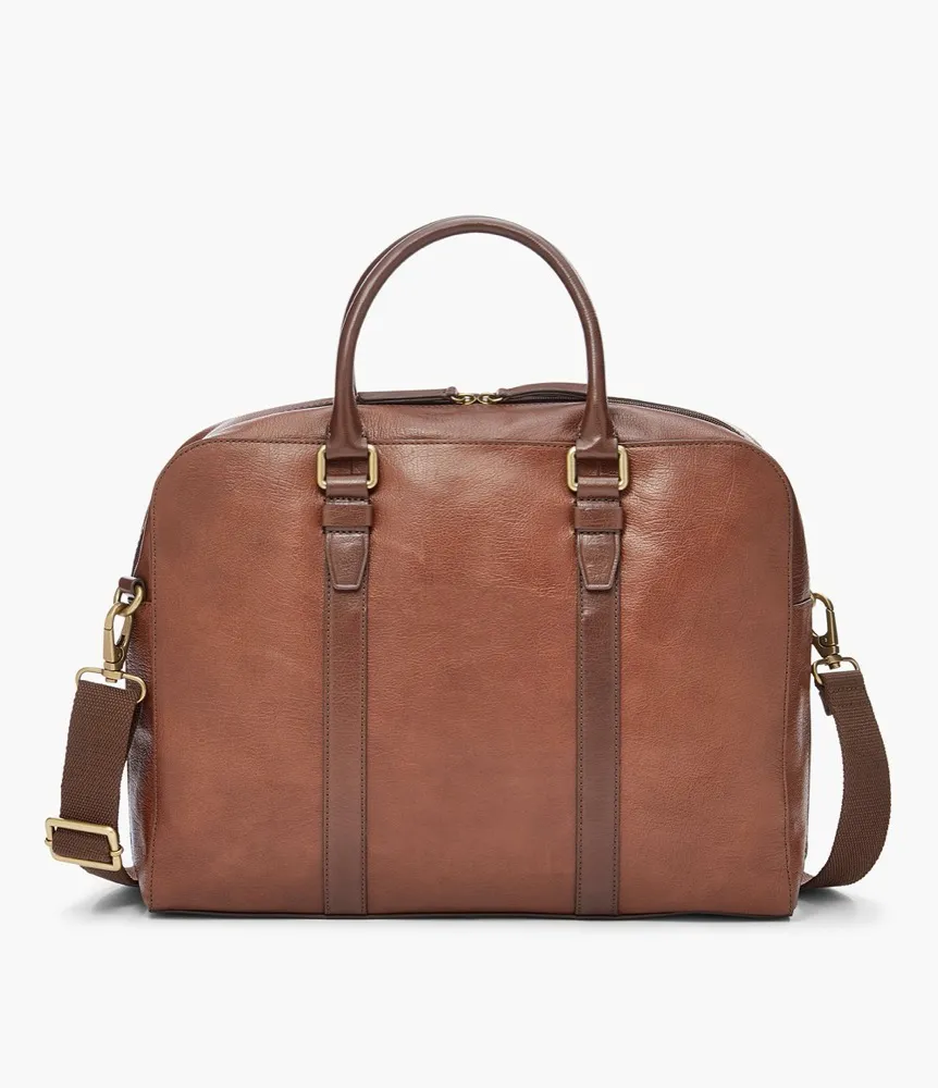 Borsa da Lavoro Uomo FOSSIL EVAN SBG1162200 Pelle Marrone Workbag