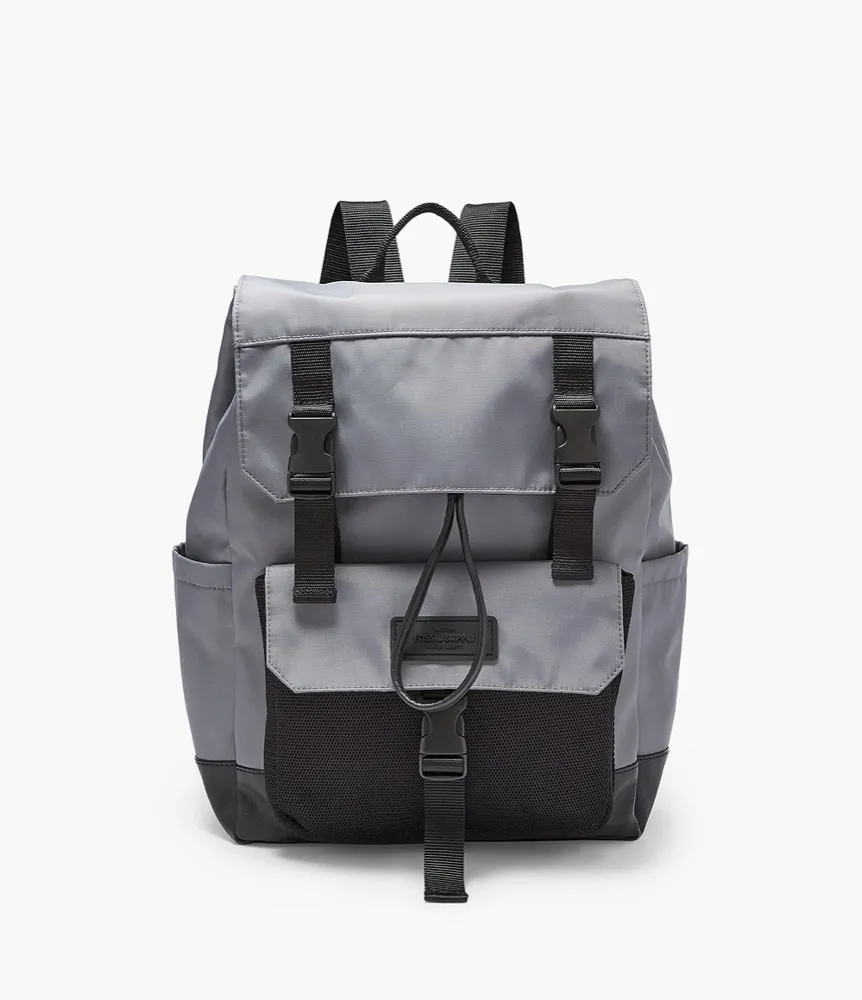 Zaino Uomo FOSSIL WESTON SBG1282020 Tessuto Grigio