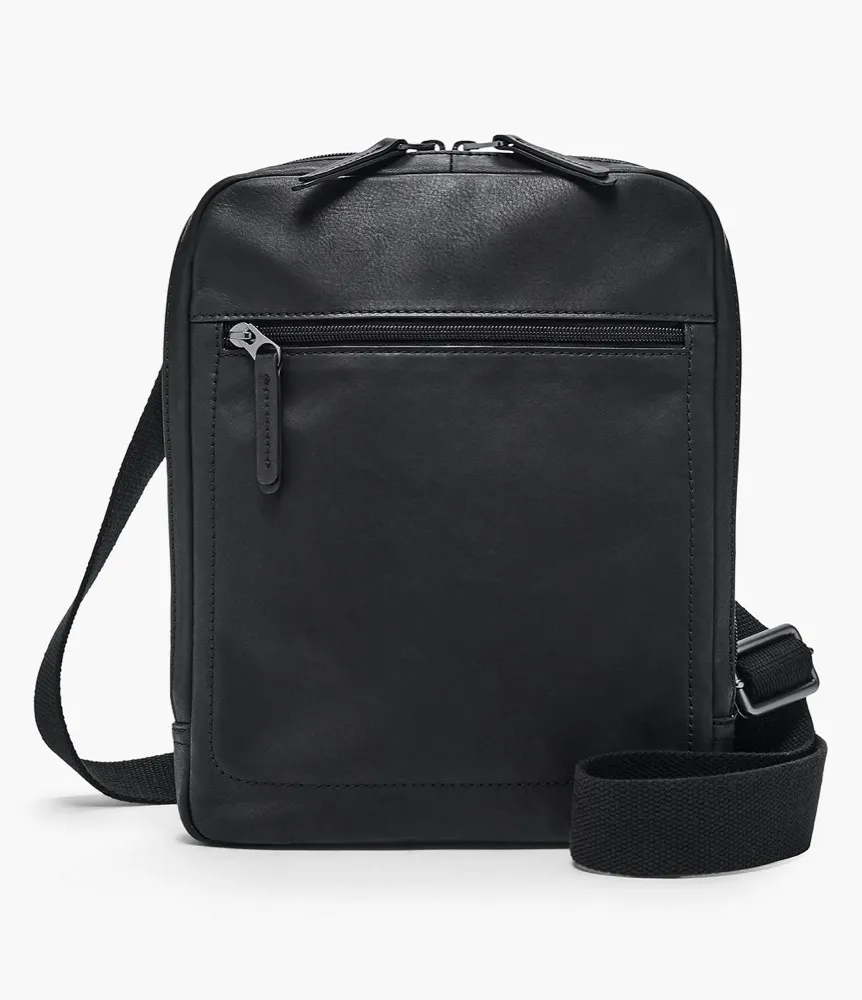 Borsello Uomo FOSSIL KENTON SBG1249001 Pelle Nero Workbag