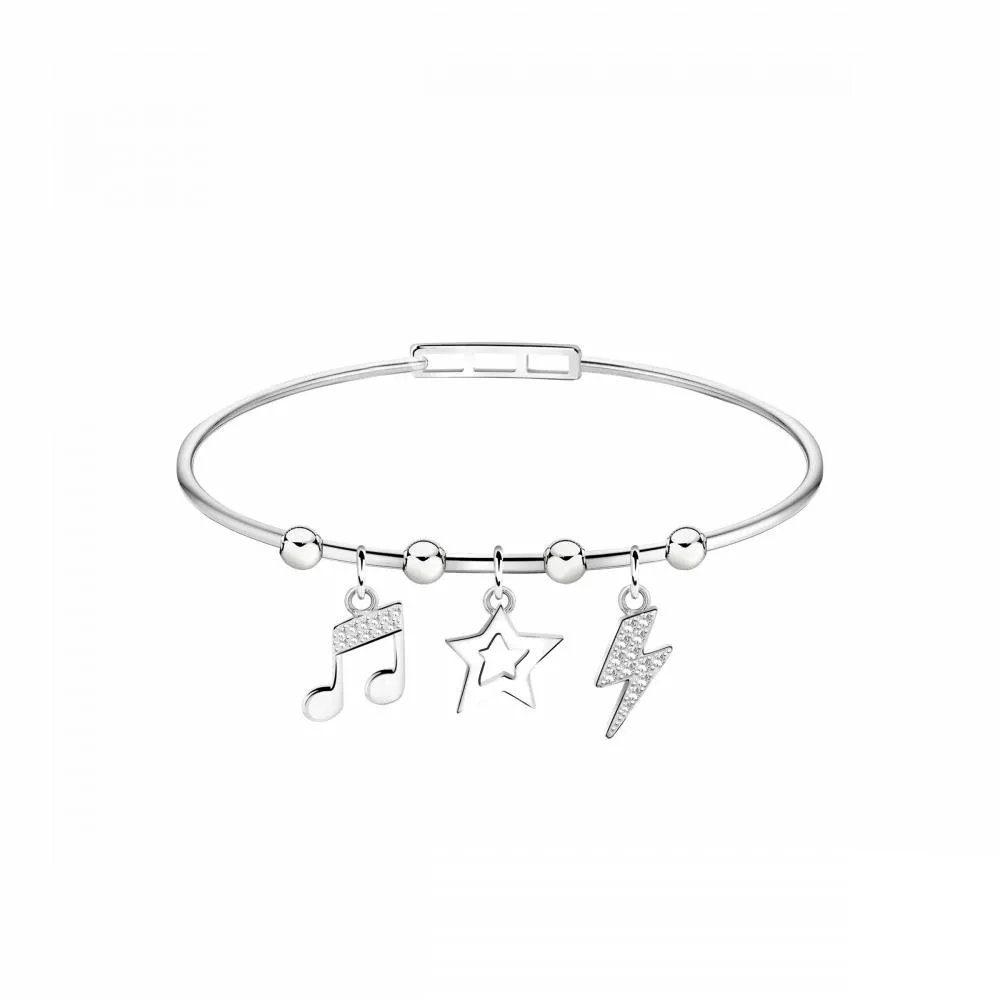 Bracciale Rigido Donna MORELLATO ENJOY SAJE07 Acciaio Stella Nota Charms