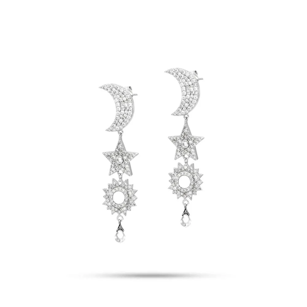 Orecchini Donna MORELLATO MICHELLE SAHP05 Argento 925% Swarowski Luna Stella