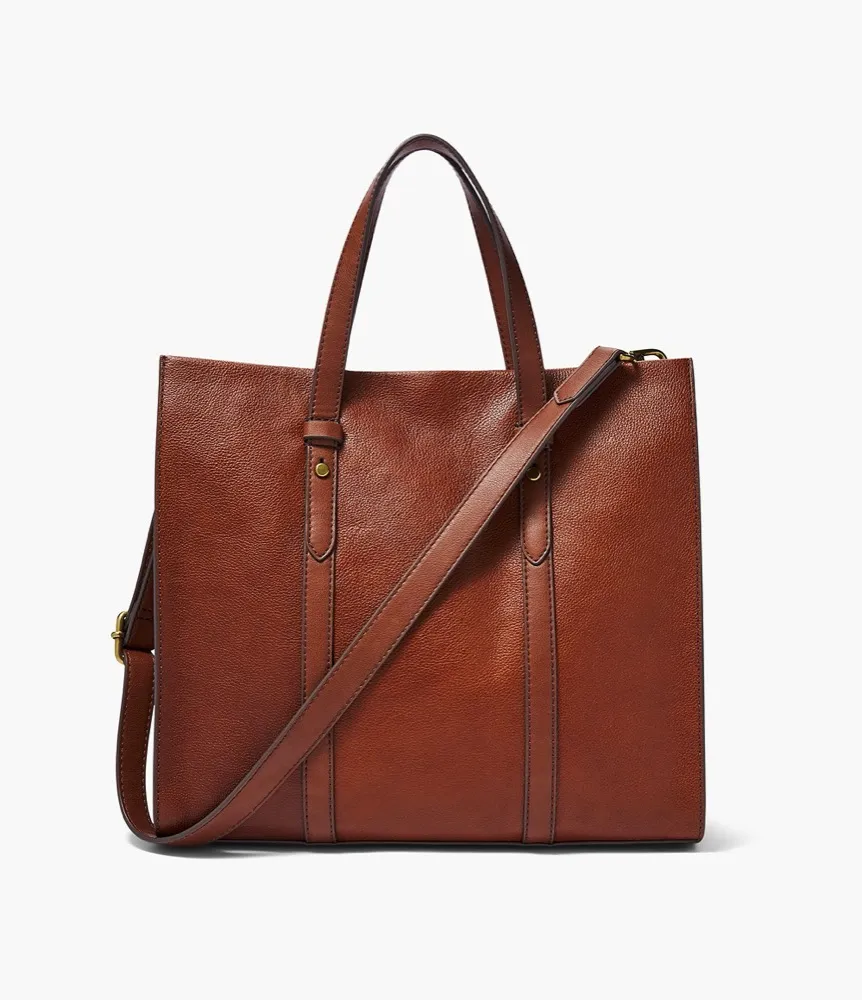 Borsa Donna FOSSIL KINGSTONE SHB2413210 Pelle Marrone