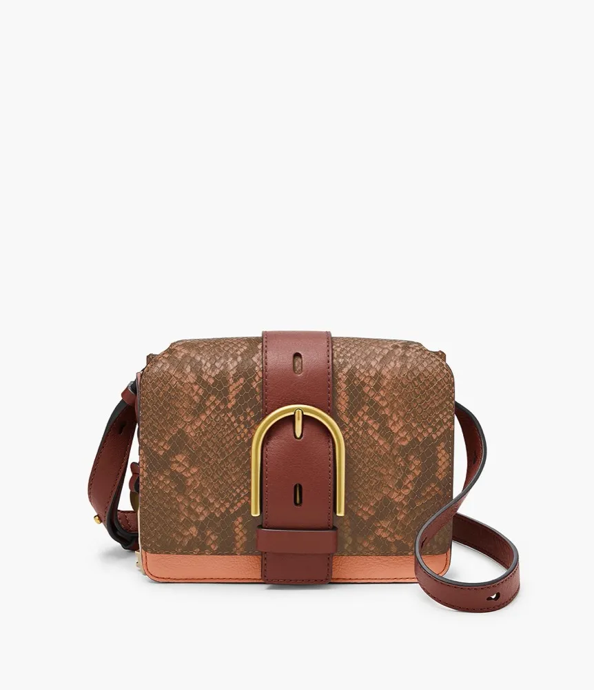 Borsa Donna FOSSIL WILEY ZB1394664 Pelle Rosa Marrone