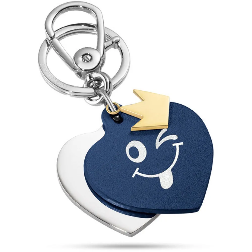 Portachiavi MORELLATO SD8510 Acciaio Inossidabile Cuori Blu