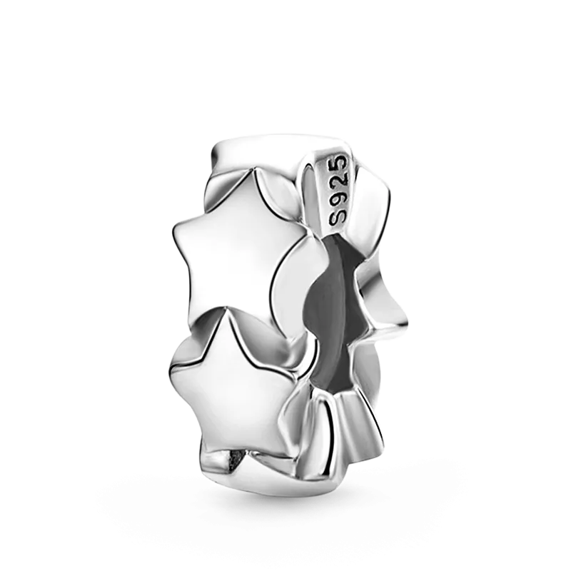 Stopper Stella In Argento 925 Con Pietre Per Bracciale