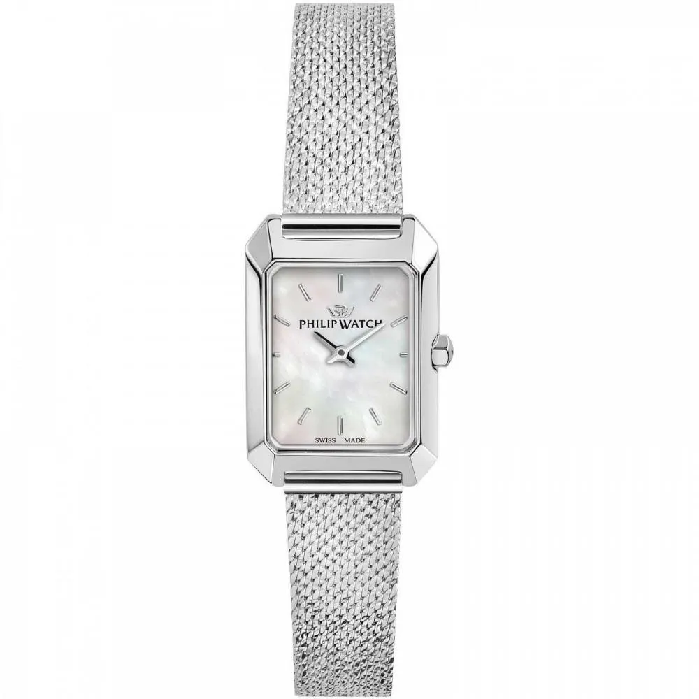 Orologio Donna PHILIP WATCH NEWPORT R8253213504 Acciaio Mesh Bianco SWISS MADE