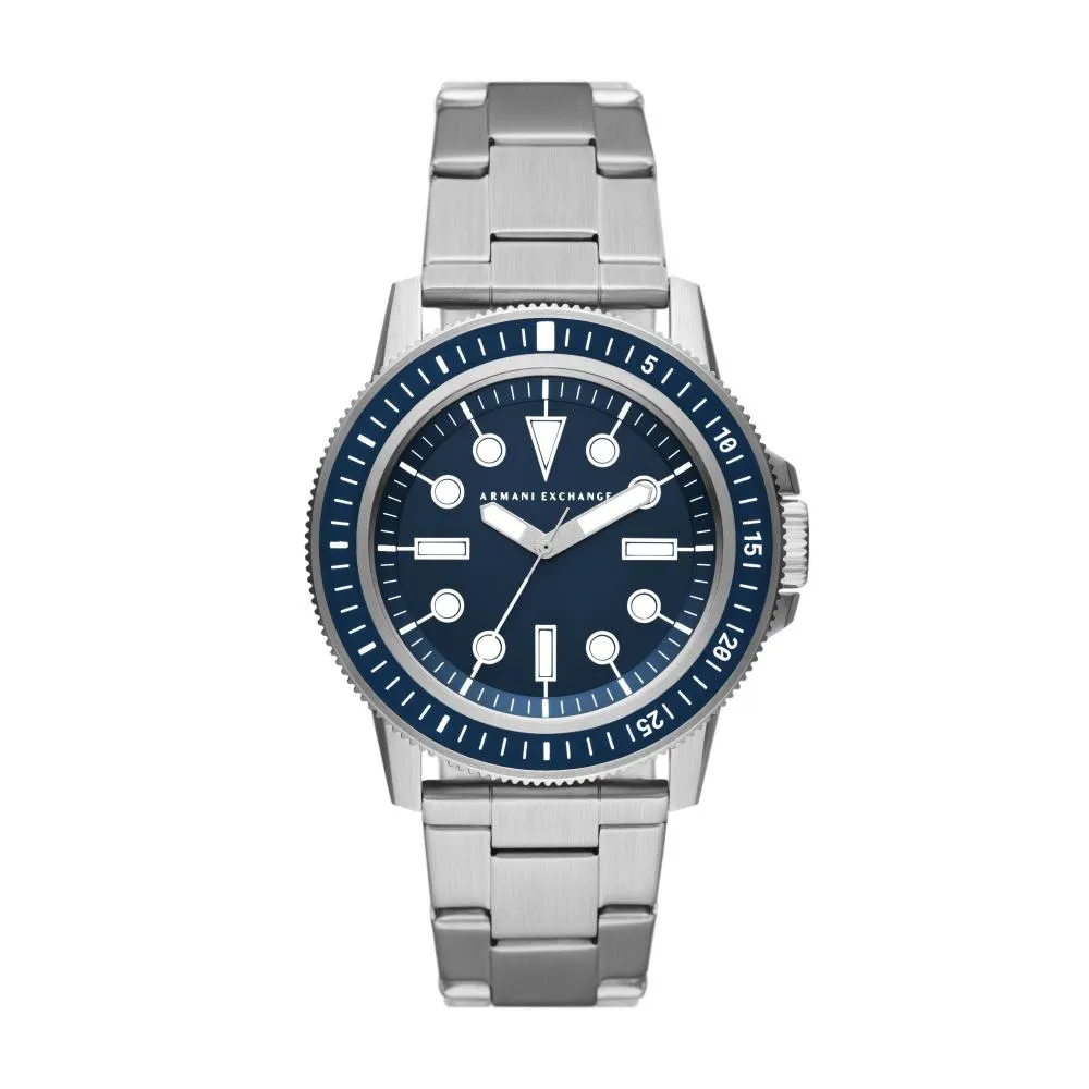 Orologio Uomo ARMANI EXCHANGE LEONARDO AX1861 Bracciale Acciaio Blu