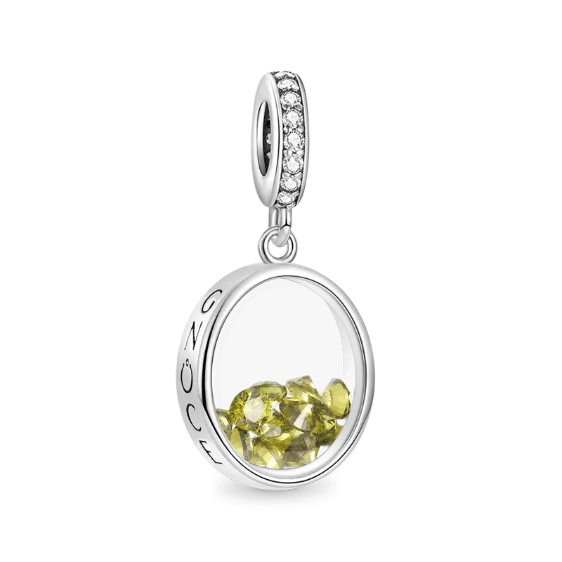 Gnoce Ciondolo Con Pietra Portafortuna Di Forma Ovale Ciondolo