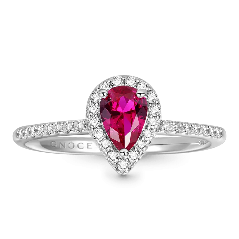 Gnoce Anello Aureola A Pera Anello Aureola A Pera