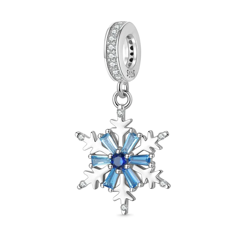 Charm Ciondolo Di Neve In Argento 925