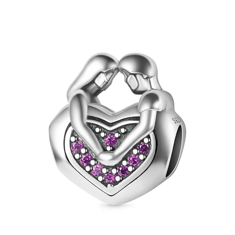 Charm Cuore D'Amore In Argento 925