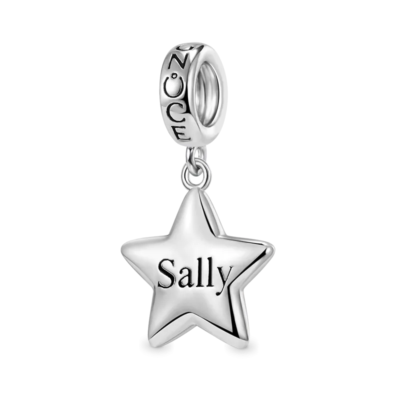 Charm Ciondolo Stella Da Incisione
