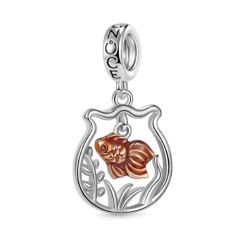 Gnoce Charm Ciondolo Pesce Rosso