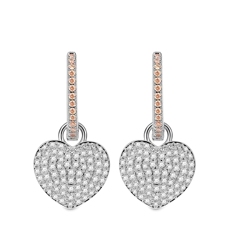 Gnoce Orecchini Cerchio A Cuore