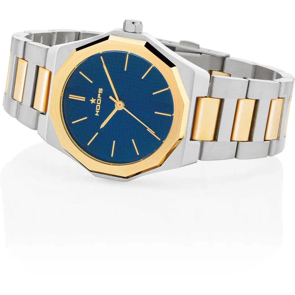 Orologio Donna HOOPS ROYAL 2638L-SG03 Acciaio Gold Bicolor Dorato Blu