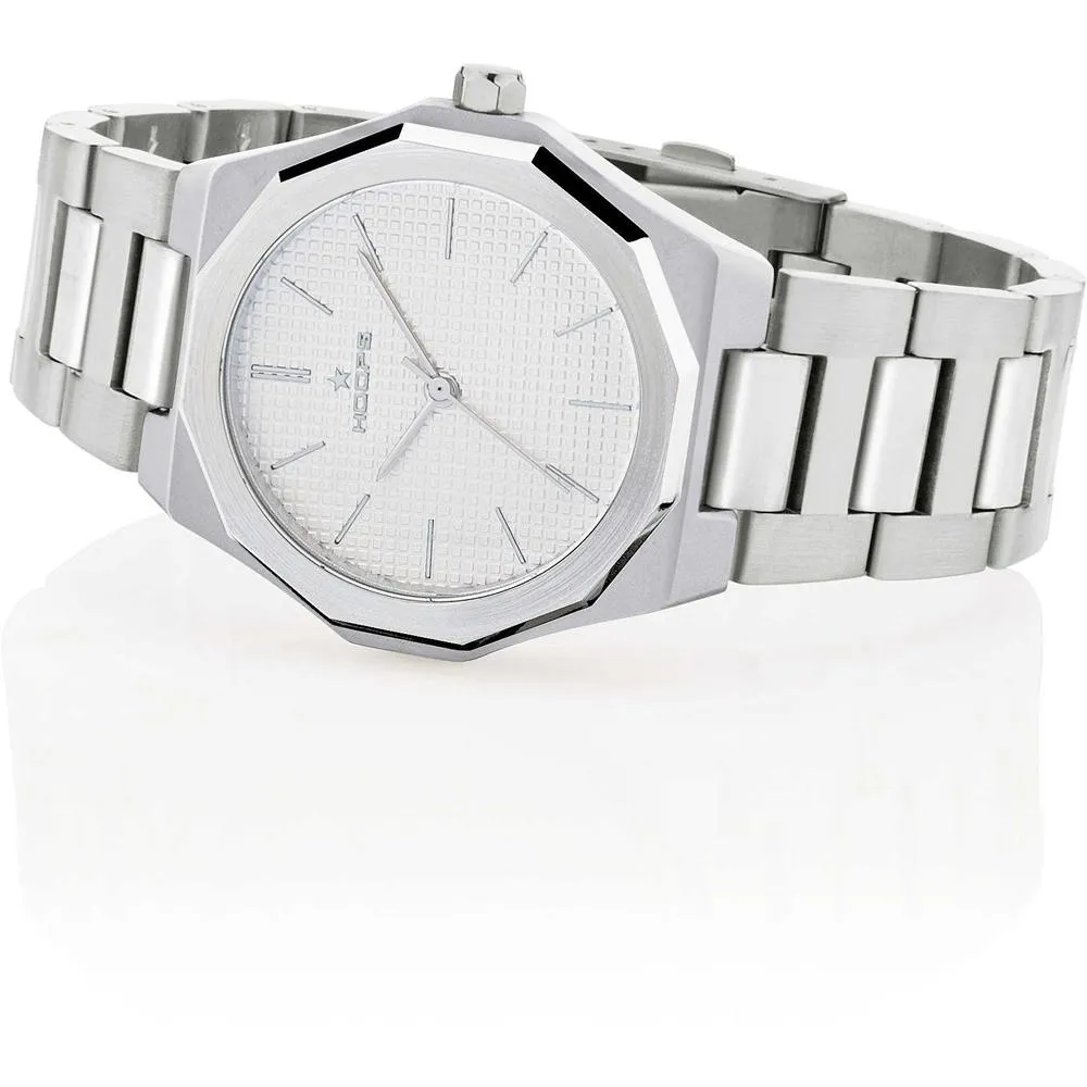 Orologio Donna HOOPS ROYAL 2638L-S02 Bracciale Acciaio Bianco