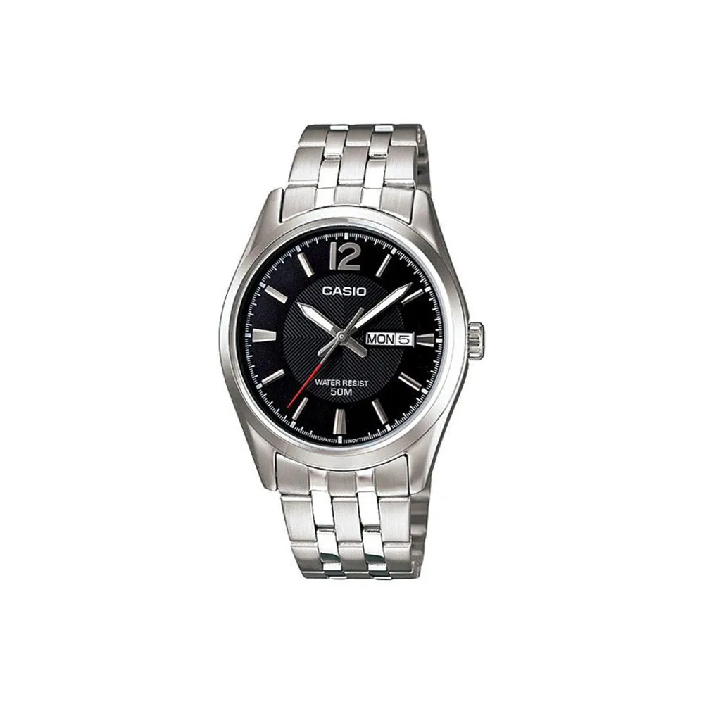 Orologio Donna CASIO LTP-1335D-1AVDF Bracciale Acciaio Nero Classico Vintage