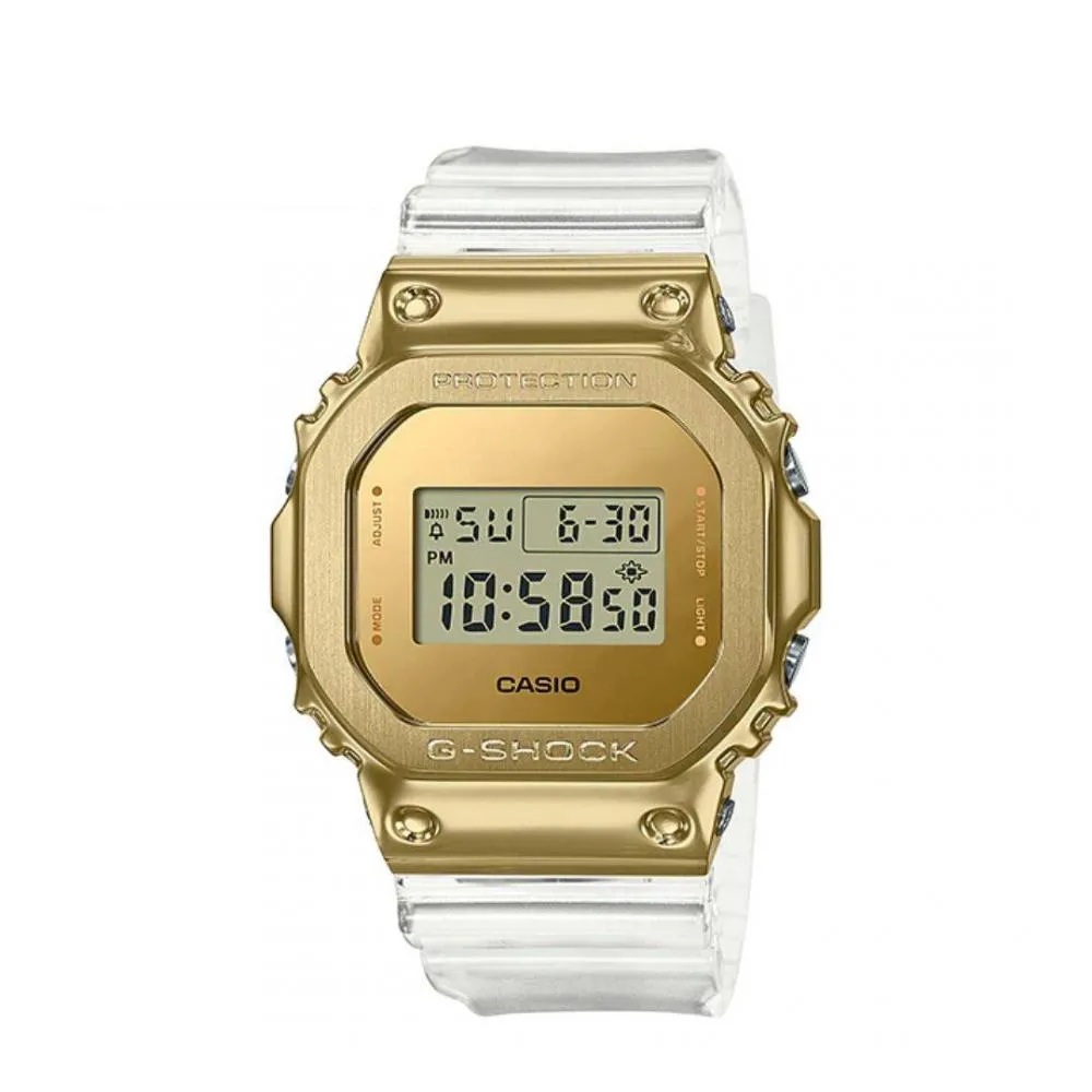 Orologio CASIO G-SHOCK GM-5600SG-9DR Silicone Bianco Trasparente Sub 200mt NEW