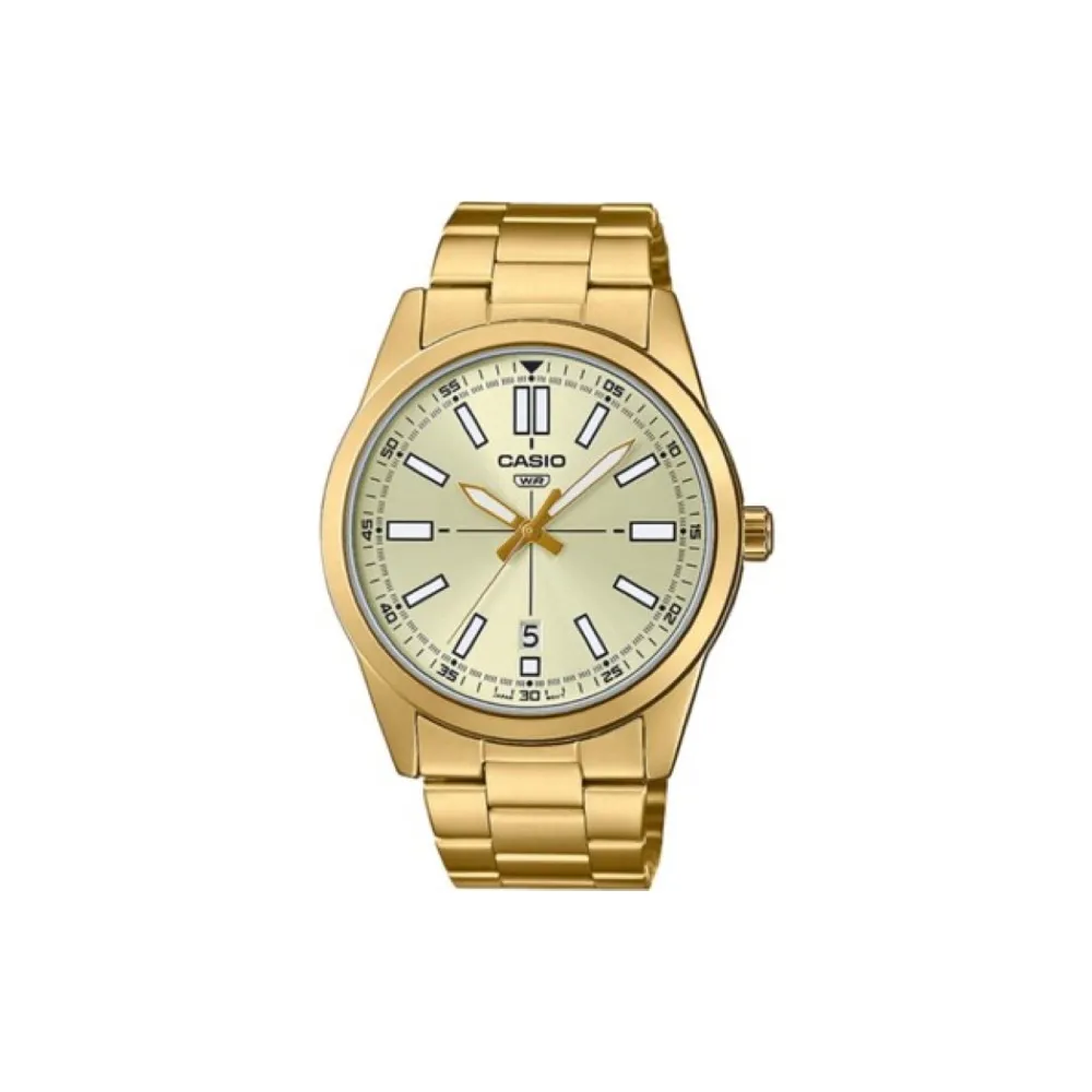Orologio Uomo CASIO MTP-VD02G-9EUDF Acciaio Gold Dorato Classico