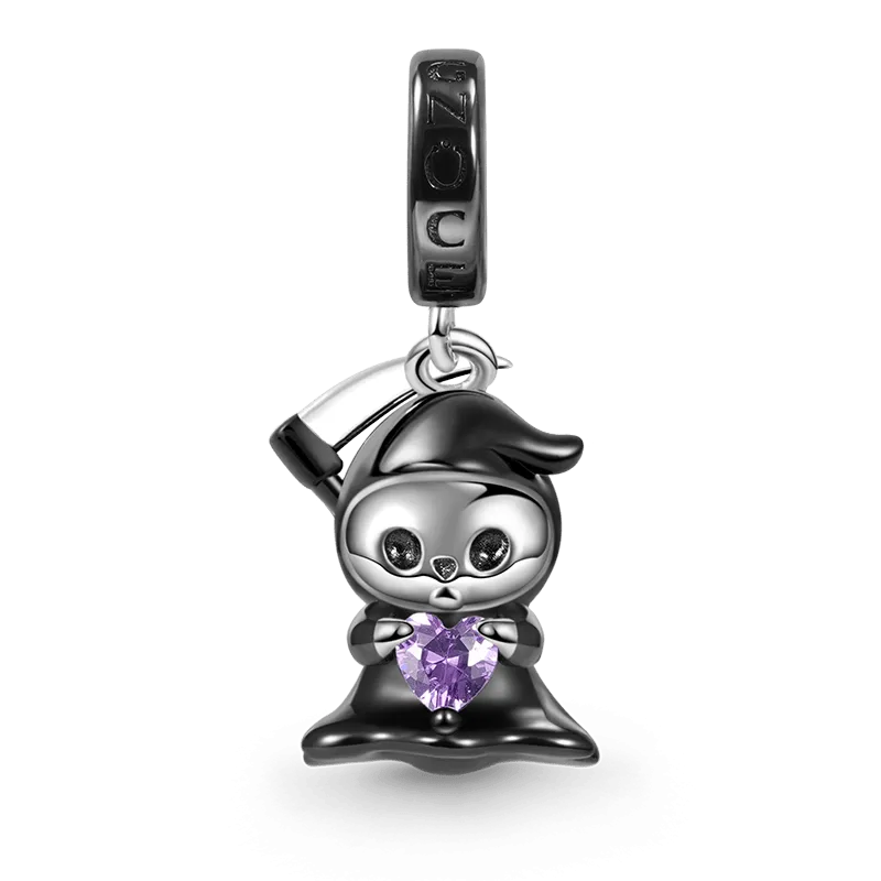 Gnoce Ciondolo Fantasma Con Falce Abbraccia La Pietra Cuore