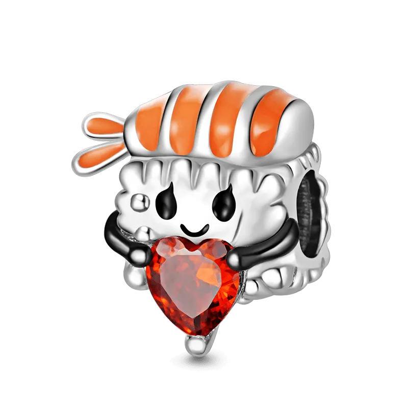 Gnoce Charm Sushi Abbraccia La Pietra Cuore