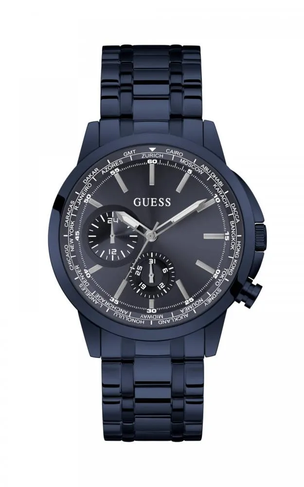 Orologio Uomo GUESS SPEC GW0490G4 Multifunzione Acciaio Blu