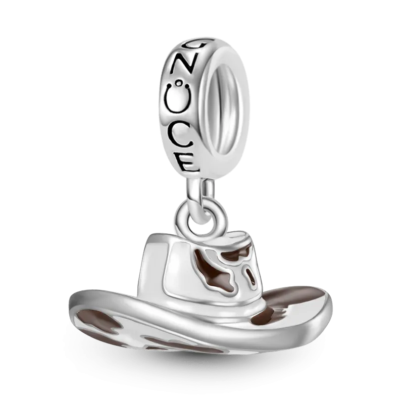 Gnoce Charm Ciondolo Cappello da Cowboy