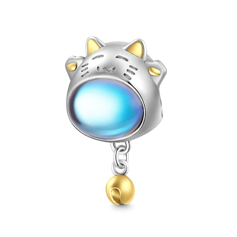 Gnoce Charm Gatto Fortunato Con Campana