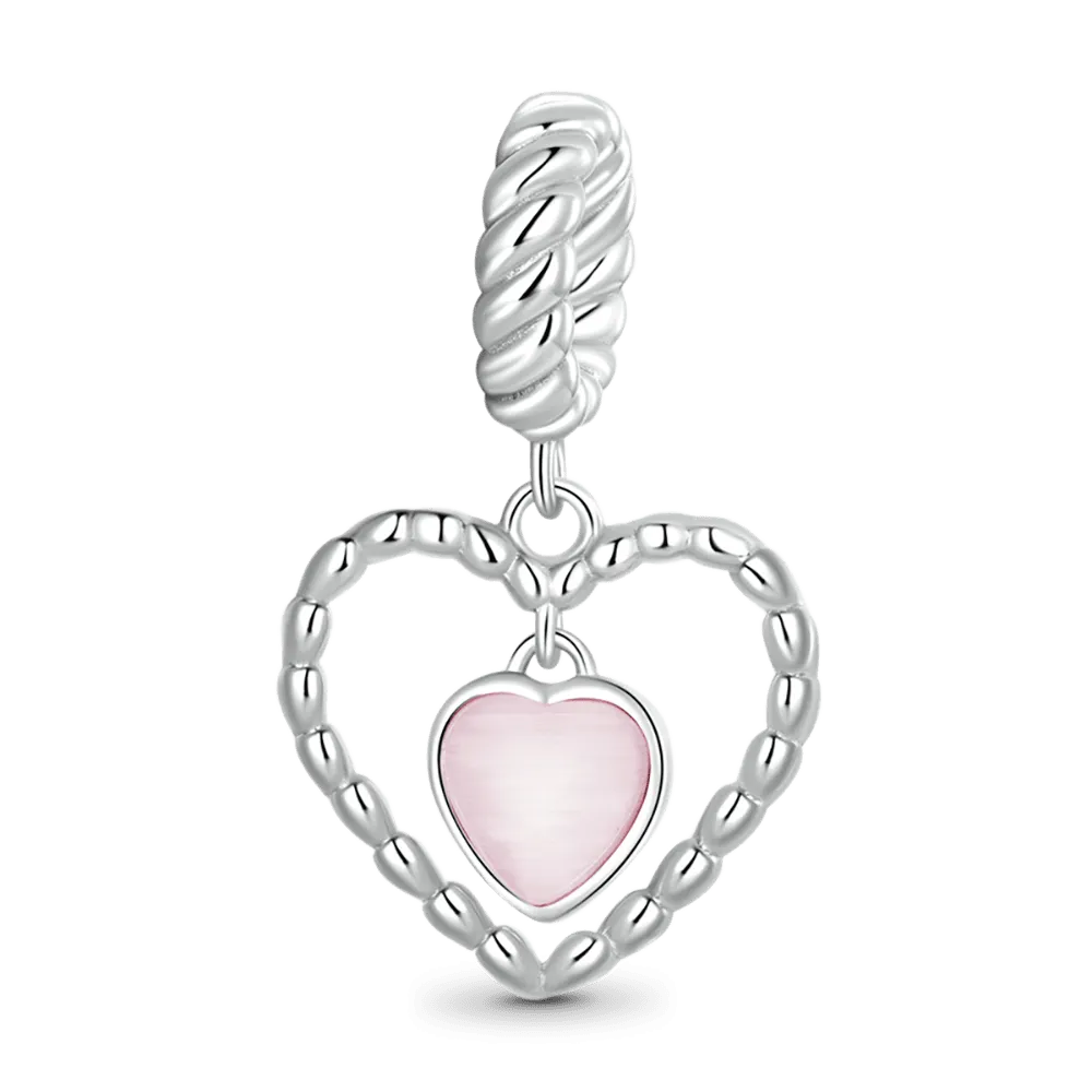 Gnoce Ciondolo Cuore Rosa Amore