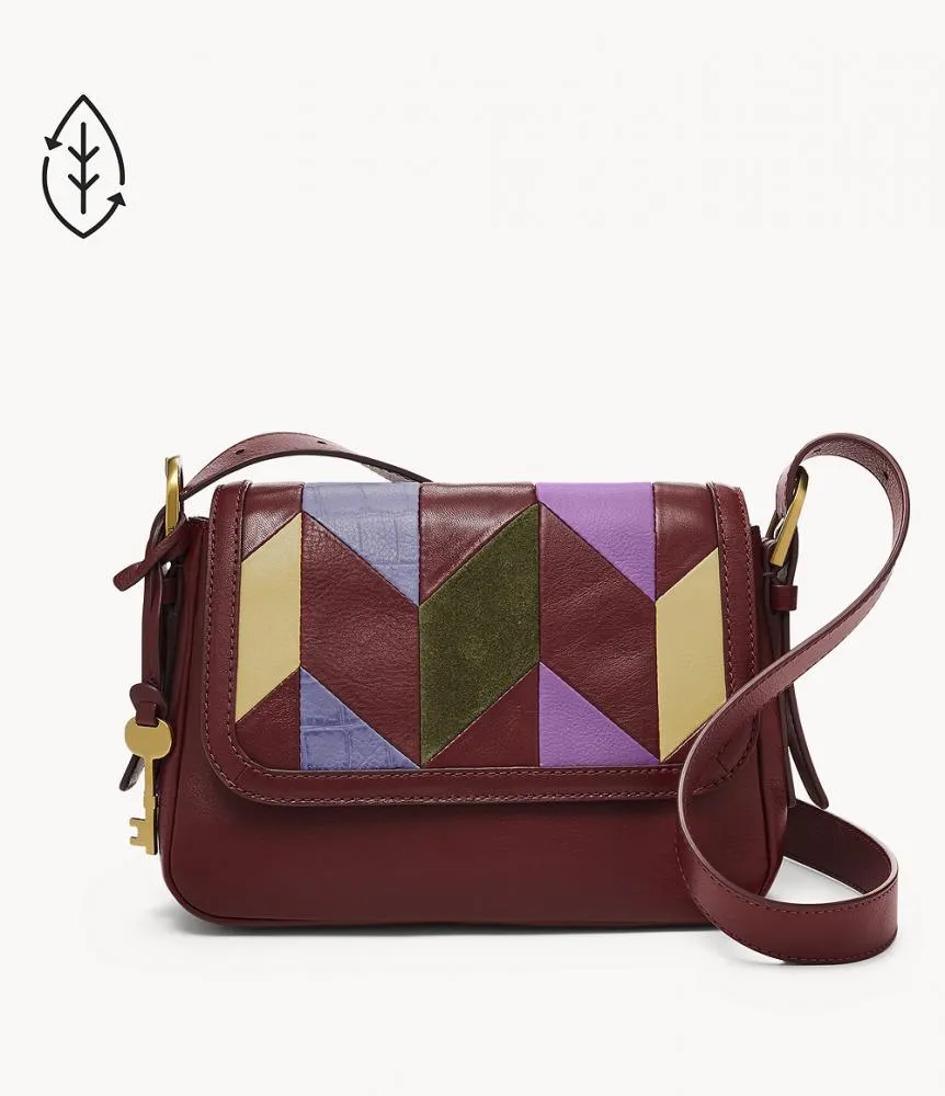 Borsa Donna FOSSIL HARPER ZB1635640 Pelle Bordeaux