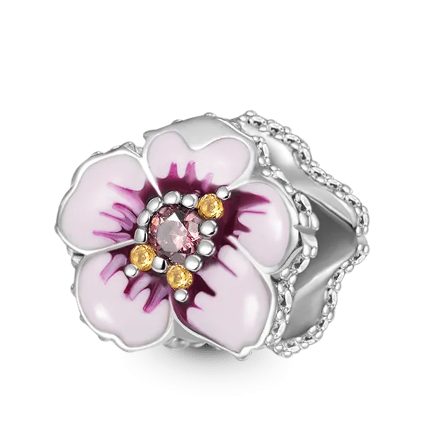 Gnoce Charm Fiore di Ciliegia Rosa