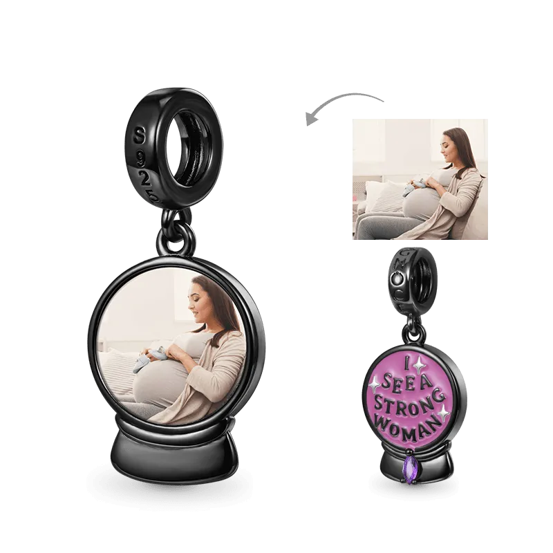 Gnoce Ciondolo Foto Personalizzato Potere della Donna