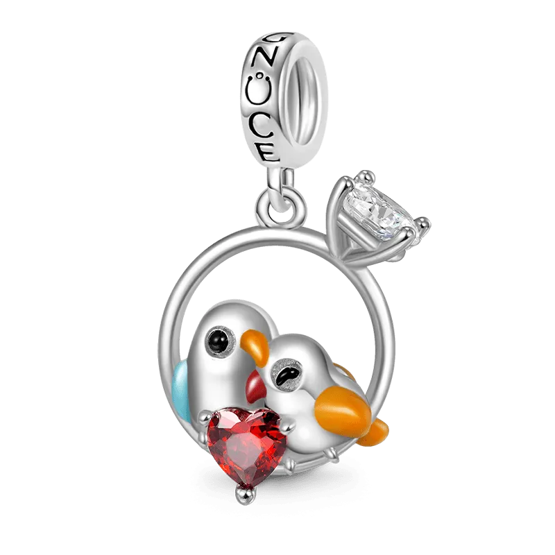 Gnoce Ciondolo I Piccioncini Abbracciano Il Cuore