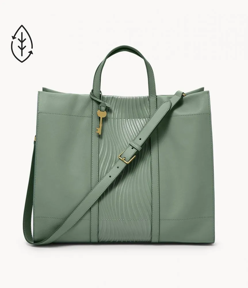 Borsa Donna FOSSIL CARMEN ZB1667343 Pelle Verde