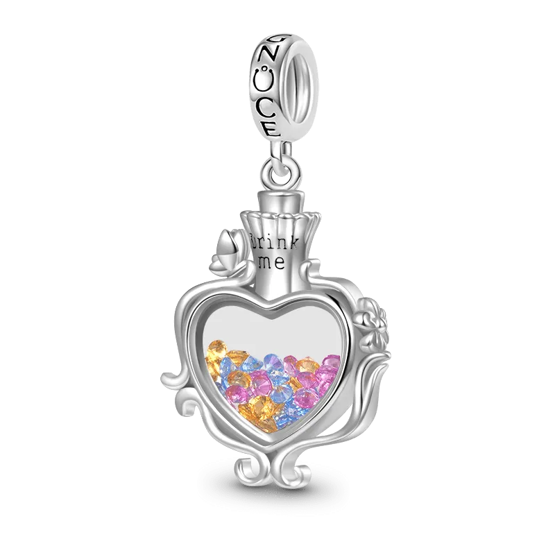 Gnoce Charm Ciondolo Bevimi La Bottiglia Magica