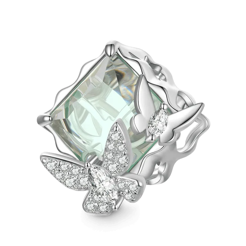 Gnoce Charm Farfalla Amore Giardino Fresco