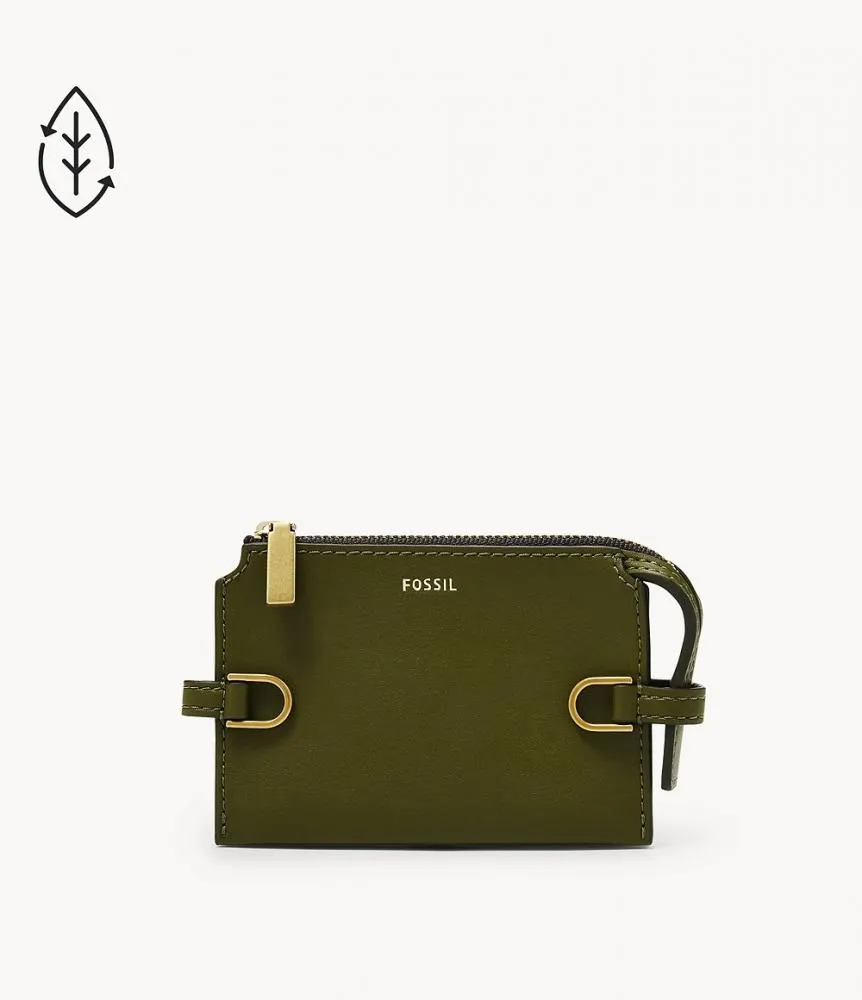 Porta Carte di Credito Donna FOSSIL KIER SL6557376 Cactus Vegano Verde