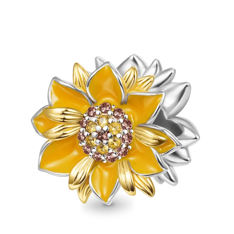 Charm Girasole Gnoce - Porta la Positività e la Bellezza del Sole Sempre con Te