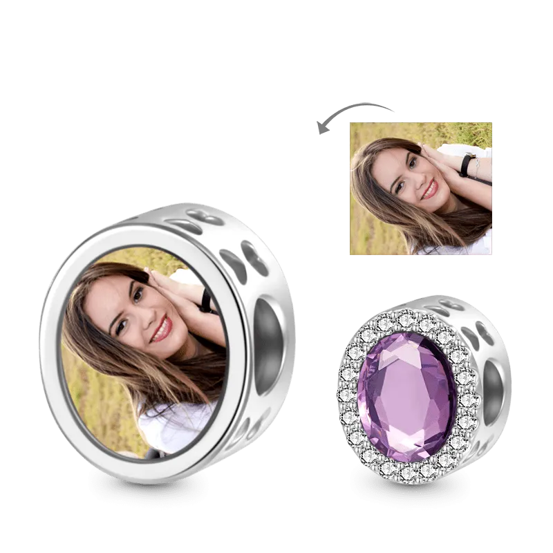 Gnoce Charm Foto Personalizzato Scintillante